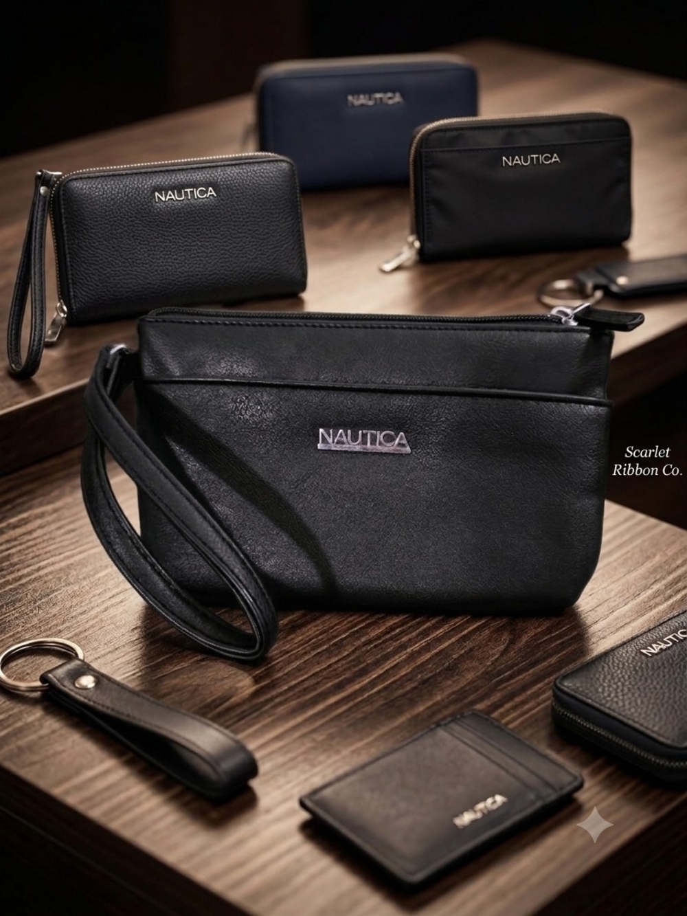 Sleek & Secure Nautica RFID Protection Wristlet